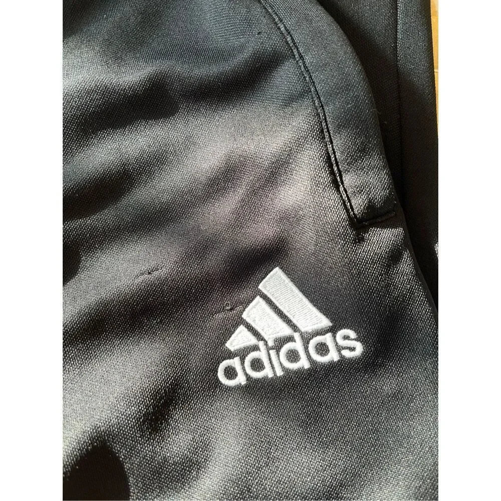 Adidas black sports pant size small